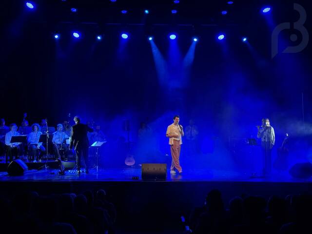 Concert de Guillem Roma i la Cobla Marinada a Balaguer