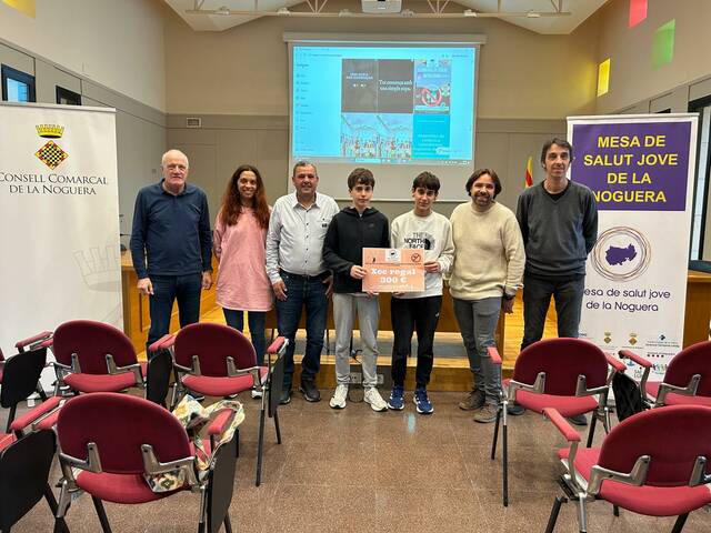 Dos joves de Vallfogona de Balaguer guanyen el V Concurs per a la Conscienciació sobre la Reducció del Consum d’Alcohol