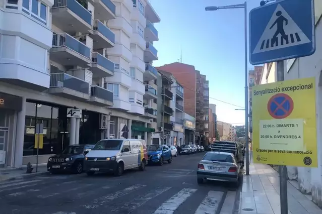 El carrer Urgell de Balaguer, tallat dos dies per obres