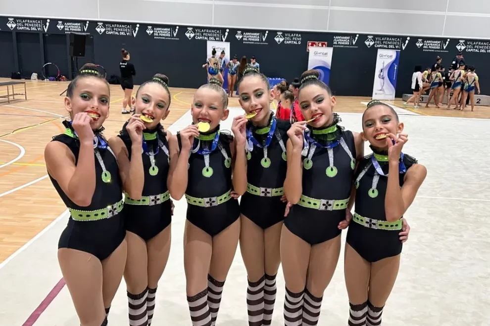 El CGR Balaguer conquereix l’or a la Copa Base de gimnàstica rítmica