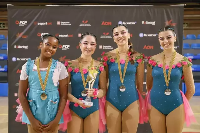 El Club Patí Térmens, campió de Catalunya amb el quartet Bloom