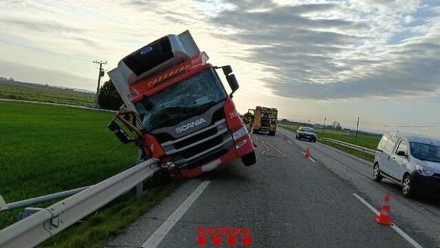 Ferit un camioner a Bellcaire d’Urgell