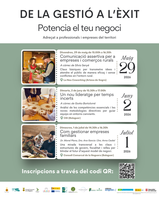 Formació per a empreses de la Noguera