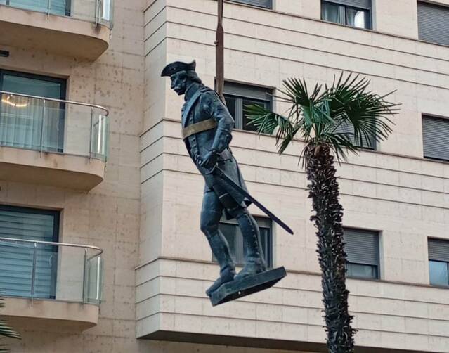 Gaspar de Portolà torna al seu pedestal a Balaguer