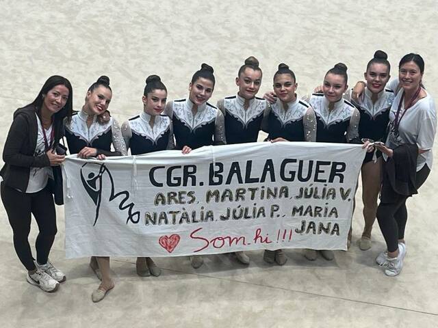 Gran actuació del Club Gimnàstica Rítmica Balaguer al Campionat de Catalunya