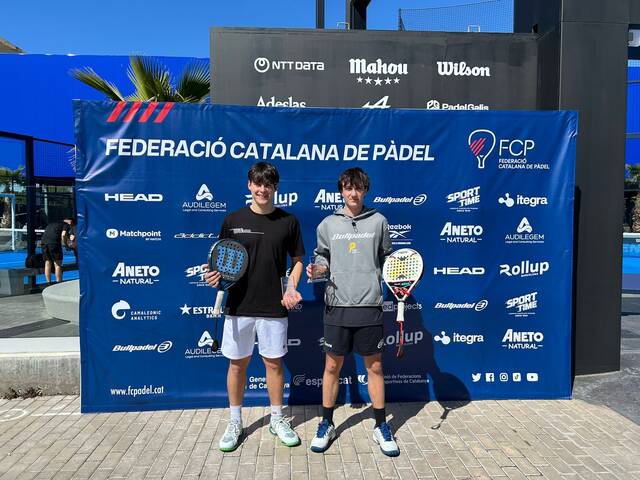 Íker Castillo, de Balaguer, subcampió de pàdel