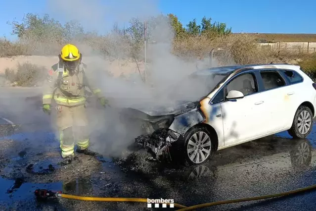 Incendiat un cotxe a Balaguer
