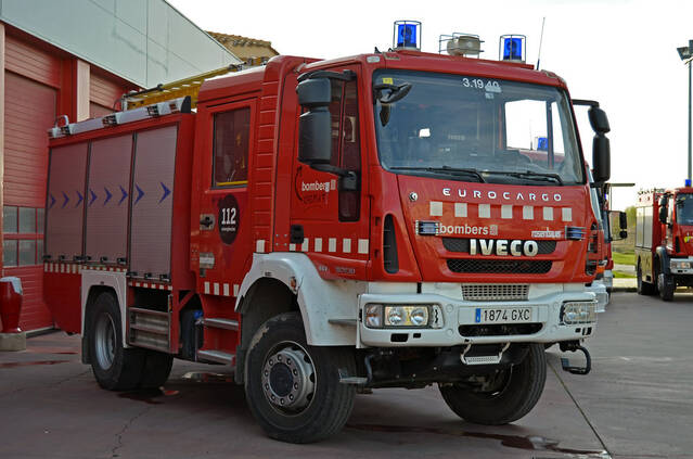 Incendis de vegetació a Preixens i Almenar