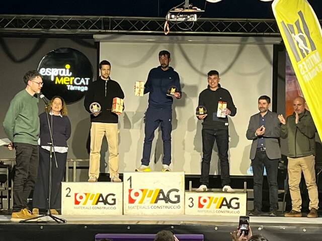 Iván Menchón i Emma Carreras, els millors a les Mitges de Ponent l’any passat