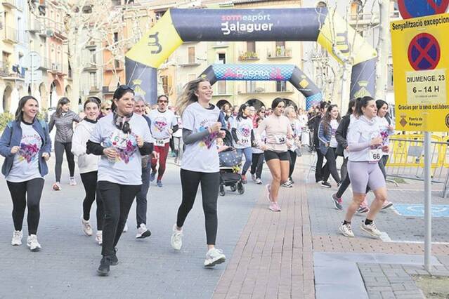 La Cursa de la Dona de Balaguer, amb 600 atletes
