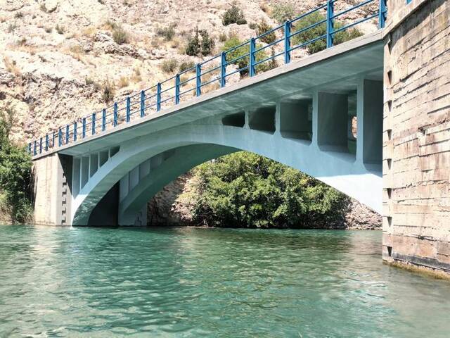 La Diputació repara l’estructura del Pont de l’Escalera, a l’embassament de Sant Llorenç de Montgai
