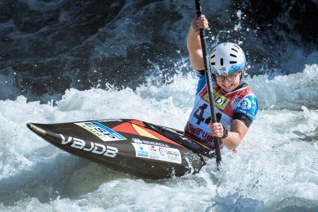 Laia Sorribes, lluny del podi al Mundial d’eslàlom per equips de K1