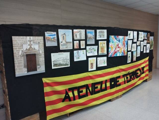 L’Ateneu de Térmens presenta l’exposició de dibuixos dels Urban Sketchers Lleida en suport a La Marató de TV3