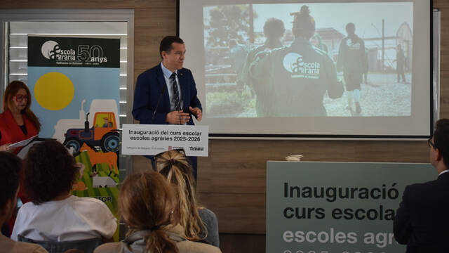 Les Escoles Agràries engeguen el curs 2025 - 2026 amb més de 700 matriculats als cicles formatius