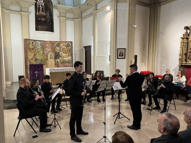 L’església del Miracle de Balaguer va ser l’escenari del concert de L’Ensemble Ventus