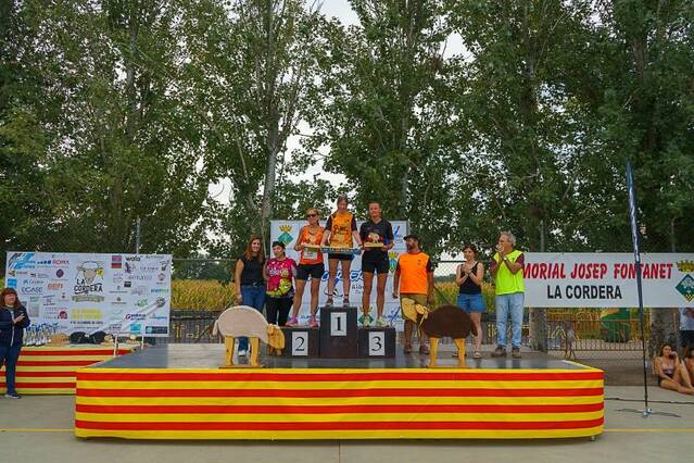 Maite Farran i Sergi Martínez, guanyadors de la Cursa de la Cordera d’Albesa