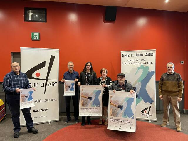 Nova edició del concurs de pintura ràpida Ciutat de Balaguer, el 25 d’abril