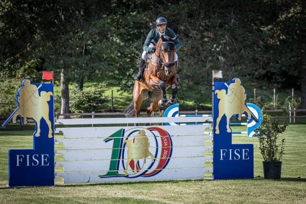 Podi d’Albert Hermoso en un concurs internacional a Itàlia