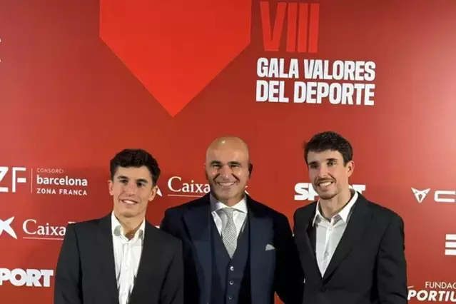 Robert Martínez i els Márquez, premiats pels seus valors