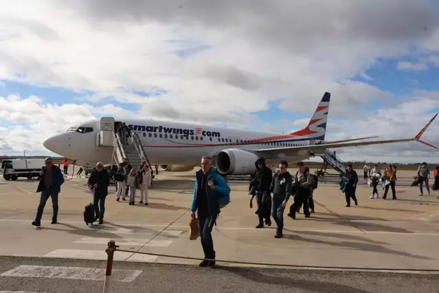 Alguaire rep el primer vol d’esquiadors de la temporada