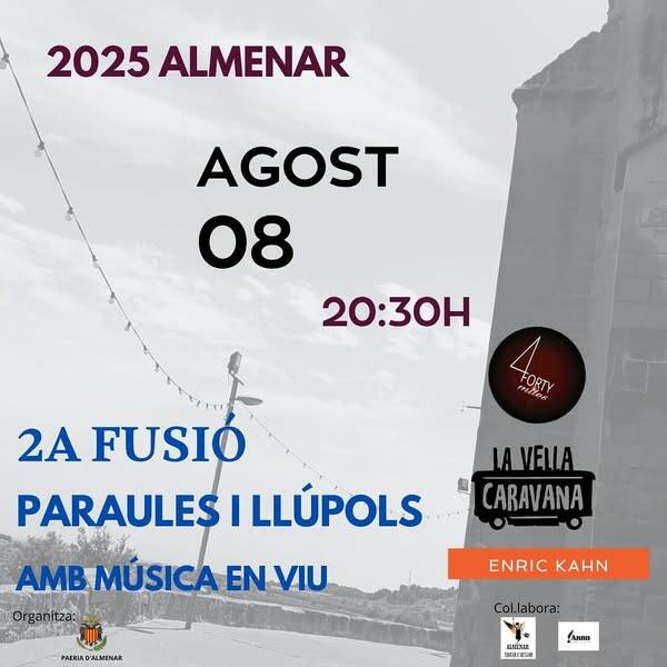 Almenar acull avui la segona Fusió Paraules i Llúpols