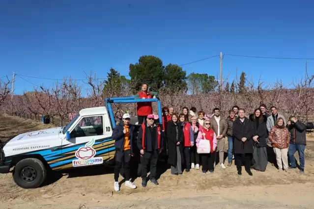 Ametllers florits se sumaran al ‘mar rosa’ d’Aitona el 6 de març durant un mes