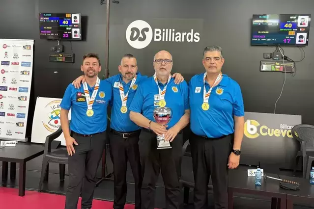 Armando Moreno, d’Alcarràs, campió estatal de billar a tres bandes