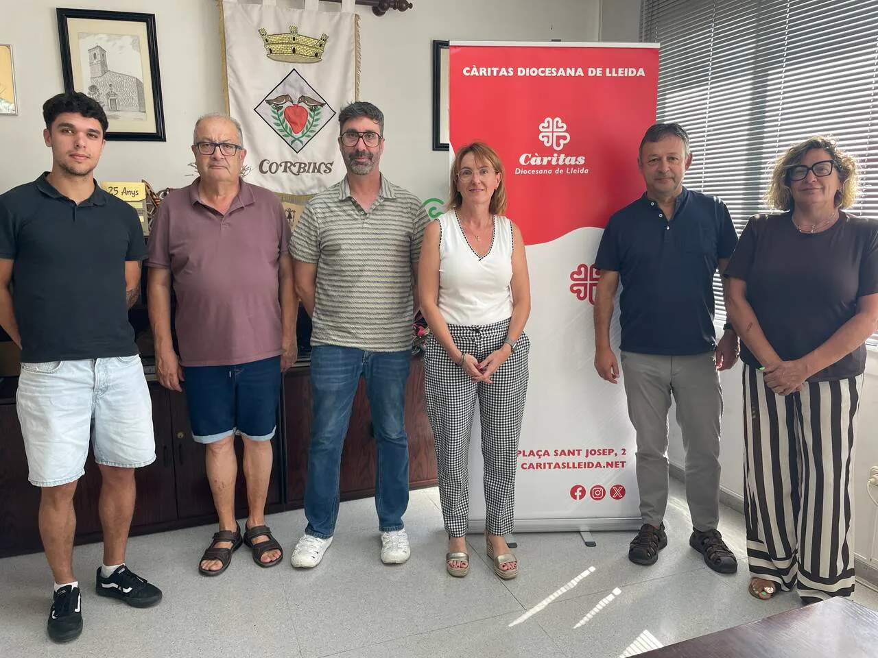 Càritas i l’ajuntament de Corbins obren un alberg per a temporers