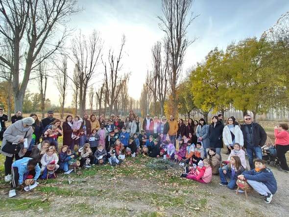 Coca i xocolata a Aitona per donar la benvinguda als troncs de Nadal