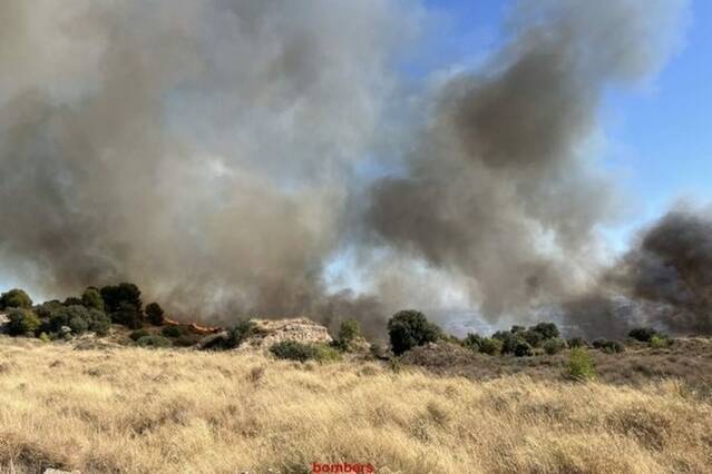 Controlat el foc d’Alfarràs