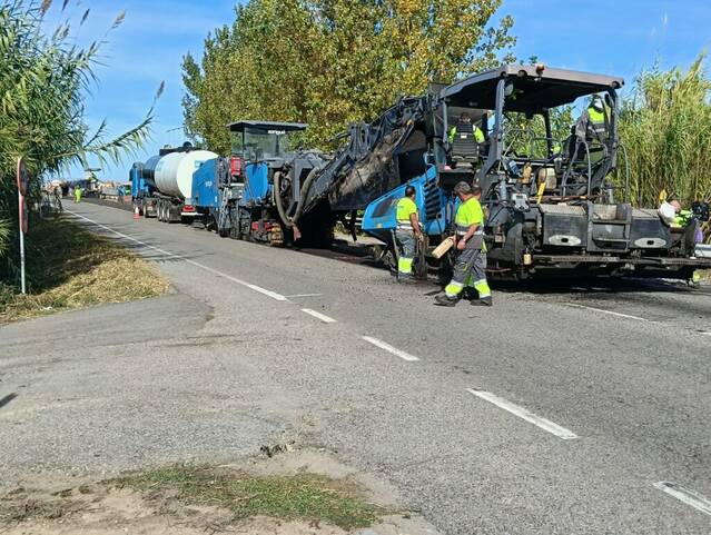 Cues entre Torre-serona i Lleida per les obres de renovació del paviment