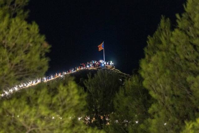 Cultura, política i símbols nacionals marquen la Diada al Segrià