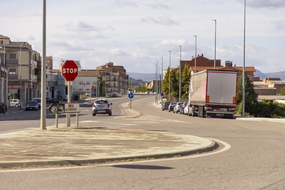 Desenes d’arbres per transformar la travessia de l’N-230 a Alguaire