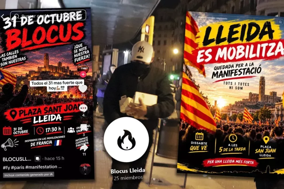 Dispositiu dels Mossos davant de possibles disturbis violents a Lleida dissabte