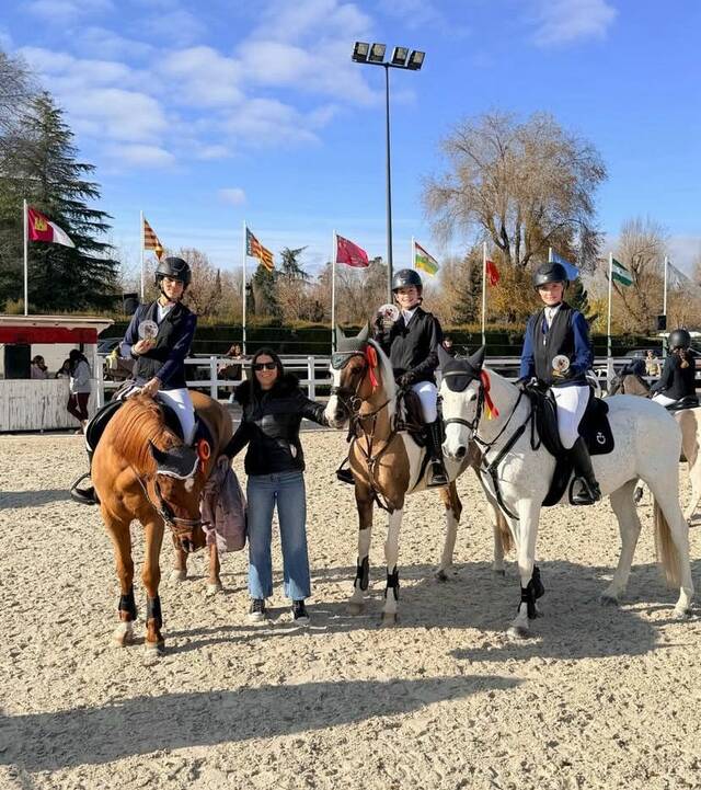 El Champions Horse Club copa el podi al Trofeu Gran Poni