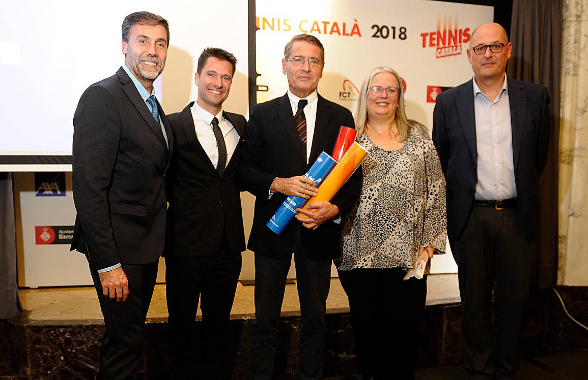 El CT Lleida rep tres distincions a la Diada del Tennis Català