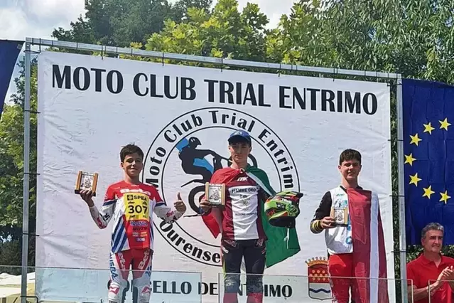 El lleidatà Pau Giralt, de només 12 anys, obté el seu primer podi europeu de trial