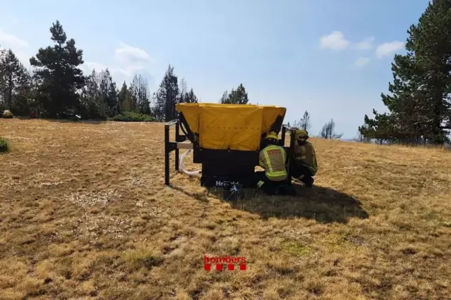 El risc d’incendi s’agreuja de nou aquesta setmana en tornar a superar els 40 graus