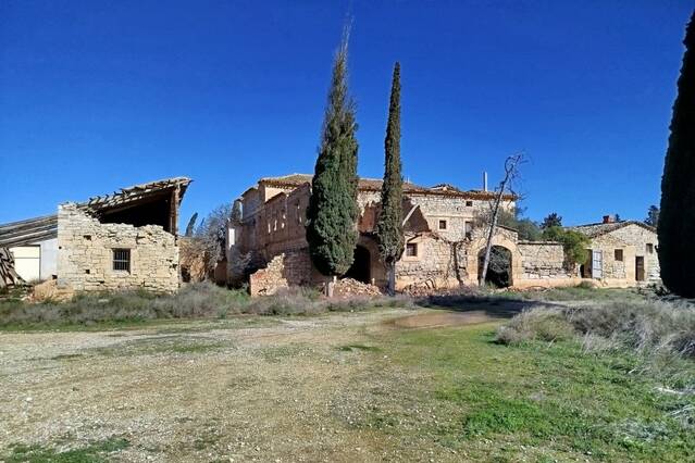 El vent i la pluja dels últims dos dies deteriora la Casa Vallmanya d'Alcarràs