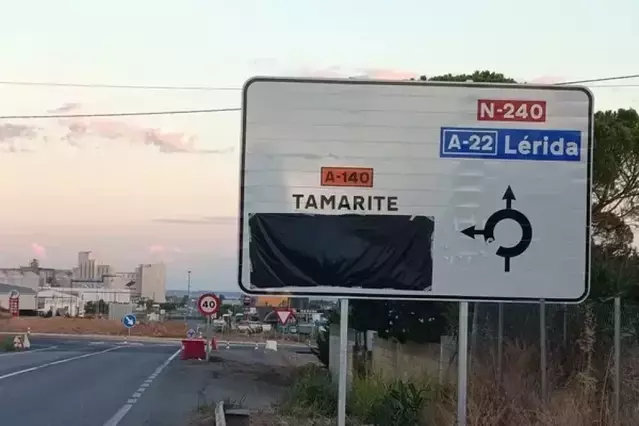 ERC es mobilitza per esborrar ‘Lérida’ de la senyalització de les carreteres