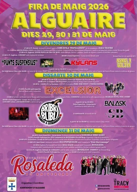 Espectacles, jocs i tribut musical es fusionen a Alguaire