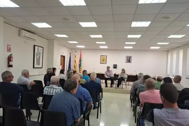 Front per pal·liar l’impacte d’una línia d’alta tensió a Aitona