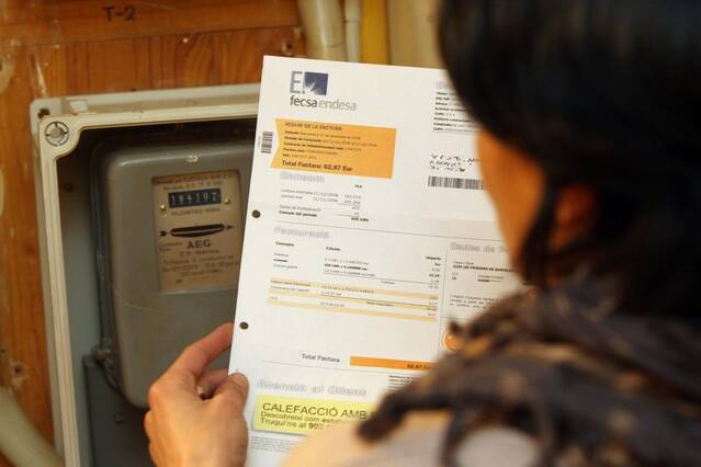 La factura de la llum es dispararà un 42% a Lleida al novembre