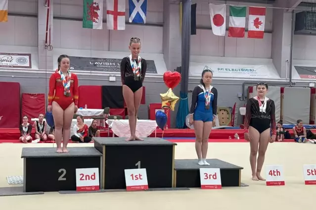 La gimnasta Àngela Mora brilla a Anglaterra