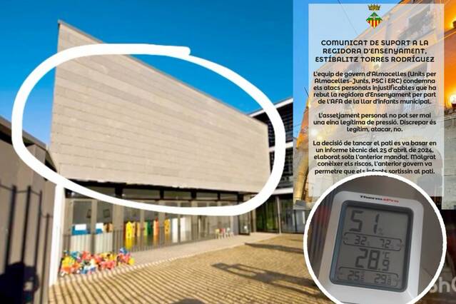La llar d'infants d'Almacelles pateix greus problemes estructurals