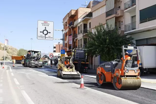 La reparació de l’N-230 a la travessia d’Alfarràs arranca sense aglomeracions