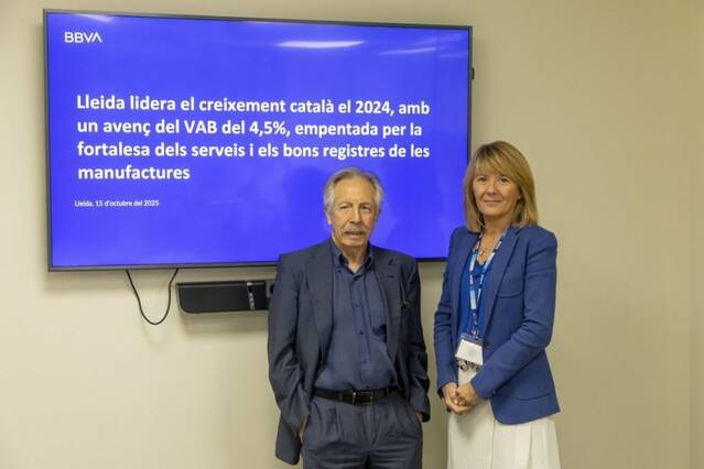 L’economia lleidatana creixerà més del 3%, per sobre de la de Catalunya