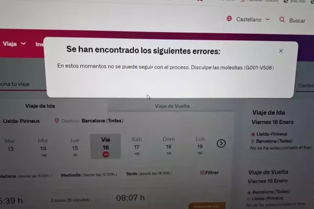 Les rebaixes de Renfe col·lapsen el web