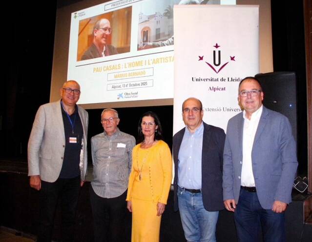 Màrius Bernadó inaugura el curs a l'Aula d'Extensió de la UdL a Alpicat