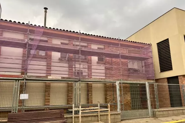 Obres a l’escola Arrels pel canvi climàtic